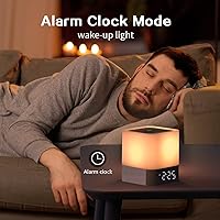 Aisuo DY28 5-in-1 Night Light Bluetooth Speaker with Alarm Clock — image 4