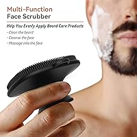 QiaKeoo Silicone Bath Brush Set (Black, 3 Pcs) — image 6