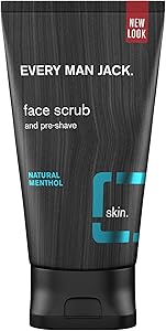 Every Man Jack Face Scrub, Natural Menthol, Signature Mint, 5 Fl Oz Review