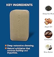 Kenkoderm Psoriasis Dead Sea Mud Soap with Argan Oil & Shea Butter, 4 Bars — image 3