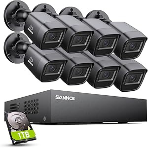 SANNCE 1080P Security Camera System DVR with 8 Cameras Review