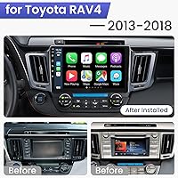 Fortdows Car Radio for Toyota RAV4 2013-2018, 10.1-inch, Android 13, 4+64GB — image 2