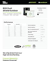 TRUECABLE RG6 Outdoor Dual Shield Coaxial Cable, 1000ft — image 6