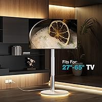 LLDEPLL Floor Mobile TV Stand with Power Outlet — image 7