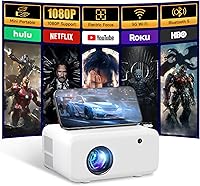 VISULAPEX Mini Projector with WiFi and Bluetooth — image 1