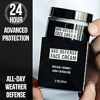 RUGGED & DAPPER Mens Face Cream with Hyaluronic Acid 2oz — image 4