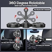 Dealswin Rechargeable Car Fan DH-F42-12N — image 6