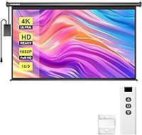 VIVOHOME 84-Inch Motorized Projector Screen — image 1