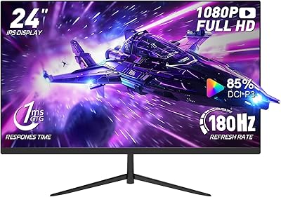 ReHisk 24 Inch FHD IPS Gaming Monitor