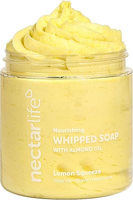 Nectar Life Whipped Soap and Shave Butter 5oz Lemon