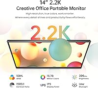 Yxk 14″ Portable Monitor 2.2K QHD — image 2