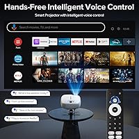 ANSFIL Google TV 1080P Portable Projector — image 3