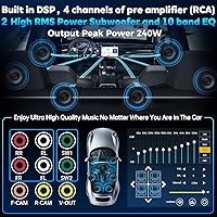 PLZ MP-108 10.1″ Wireless Single Din Car Radio Stereo — image 5