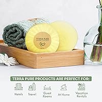 Terra Pure Green Tea Body Bar Soap, Travel Size, 1.25 oz (Pack of 100) — image 2