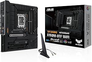 ASUS TUF Gaming B760M-BTF WiFi Motherboard Review