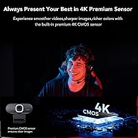 NUROUM V32AFL 4K Webcam with Ring Light — image 3