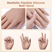 Wilfniee Practice Hand for Acrylic Nails — image 5