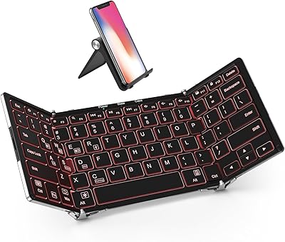 iClever BK05 Backlit Foldable Bluetooth Keyboard