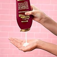 OGX Frizz-Free + Keratin Smoothing Oil Conditioner, 25.4oz — image 4