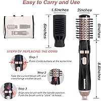Beautimeter 1200W Hot Air Spin Brush Kit — image 6