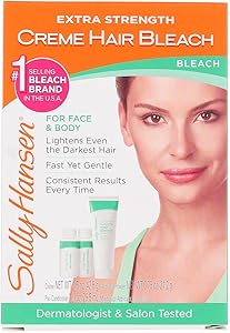 Sally Hansen Extra Strength Creme Hair Bleach For Face & Body, 1.5oz (Pack of 3) Review