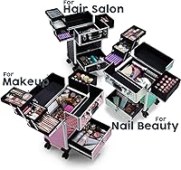 Hododou Blue Rolling Makeup Case with Drawer — image 2