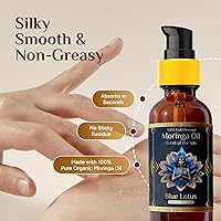 ZP.TECH Pure Organic Moringa Oil with Blue Lotus Flower 2oz — image 4