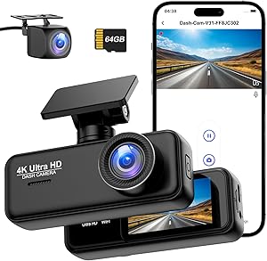 Penemay Dash Cam V31 4K Front + 1080P Rear Camera Review