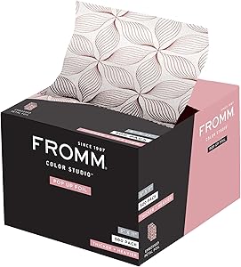 Fromm Pop Up Hair Foils, Pink Petals, 5″ x 11″, 500 Sheets