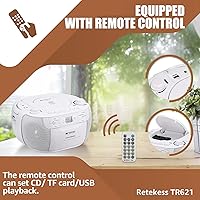 Retekess TR621 CD and Cassette Player Combo — image 3