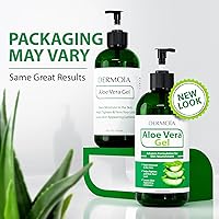 Dermoia Aloe Vera Gel Body Moisturizer 16oz — image 2