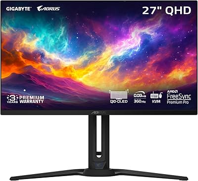 GIGABYTE AORUS FO27Q3 27″ QD OLED Gaming Monitor