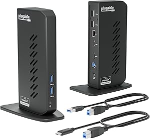 Plugable UD-3900Z USB 3.0 and USB-C Universal Laptop Docking Station