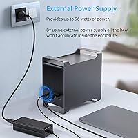 Syba 5 Bay 2.5″/3.5″ SATA HDD External RAID Enclosure SY-ENC50122 — image 6