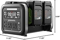 Greenworks 500W 24V Portable Power Inverter with 4 Batteries — image 18