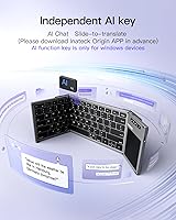 Inateck Foldable Bluetooth Keyboard with Touchpad KB06101 — image 4