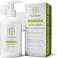 Humane Benzoyl Peroxide Acne Body Wash 10% - 8 Fl Oz — image 1