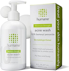 Humane Benzoyl Peroxide Acne Body Wash 10% - 8 Fl Oz Review