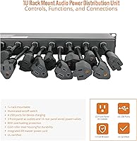 Tecmojo 1U Rack Mount PDU Power Distribution Unit — image 6