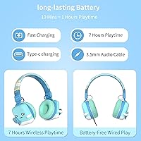 YLFASHION Icarer Kids Bluetooth Headphones — image 5