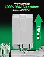 upHere CPU Air Cooler with 120mm Fan and 4 Heat Pipes — image 3