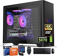 Lenovo Legion Tower 5 (2025) Gaming Desktop, AMD Ryzen 7 7700X, NVIDIA RTX 5070, 32GB RAM, 2TB SSD — image 1