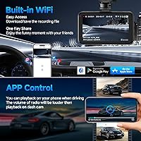 Biuone A22W 4K Dash Cam Front and Rear with 64GB Card — image 2
