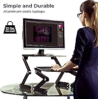 Uncaged Ergonomics WorkEZ Adjustable Standing Desk Converter — image 4