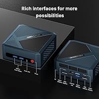 BOSGAME P5 Mini PC with AMD Ryzen 7 6800H, 32GB RAM, 512GB SSD — image 5