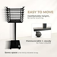 ORA SHOP Braiding Hair Rack, Wooden Hair Extension Holder — image 5