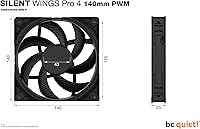 be quiet! Silent Wings Pro 4 140mm PWM High Speed Cooling Fan — image 3