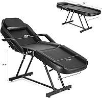 Artist Hand Adjustable Massage Table with Free Barber Stool — image 8