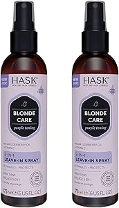 HASK Blonde Care 5-in-1 Leave-In Spray Conditioner 6oz (2-Pack) Review