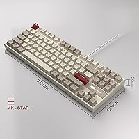 MageGee 75% Mechanical Gaming Keyboard, Red Switch — image 8